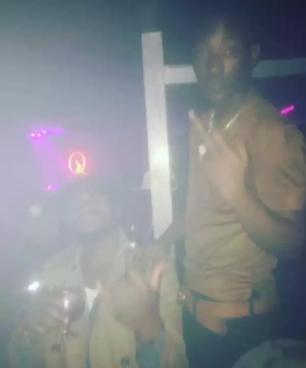 After 6-months, Dammy Krane Returns To Nigeria. Spotted In A Night Club (Photo)